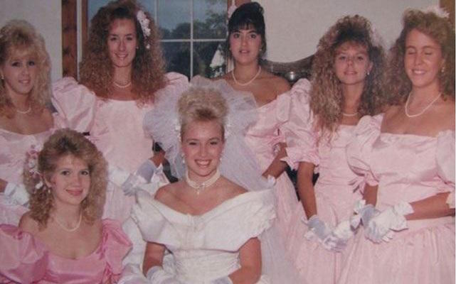 80s wedding hair